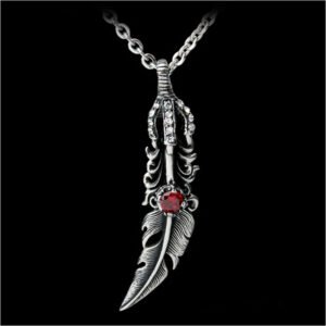 DARK Necklace - Vampire Feather